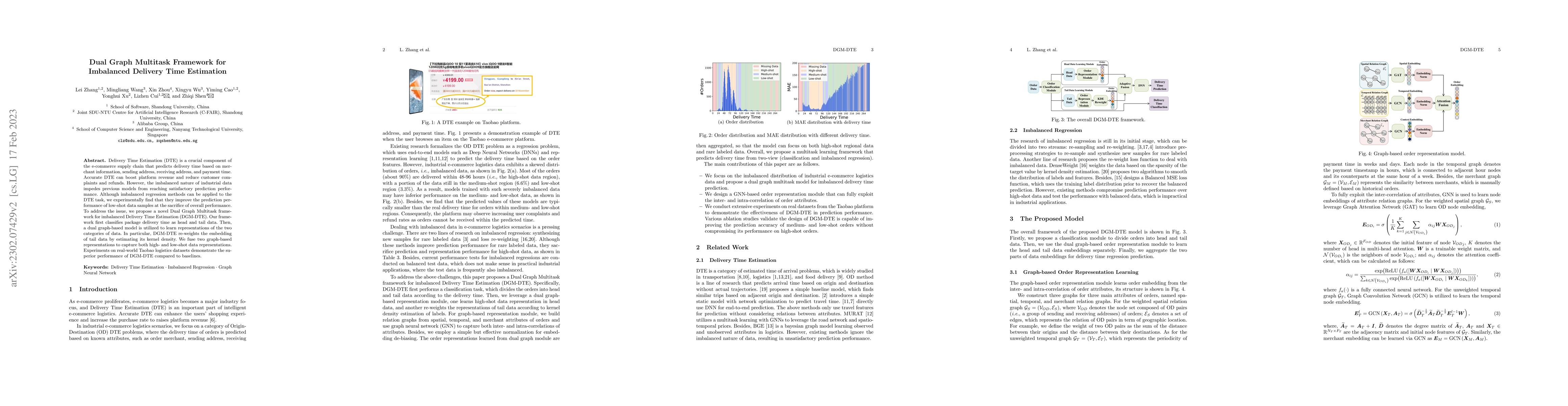 Thumbnail for Dual Graph Multitask Framework for Imbalanced Delivery Time Estimation