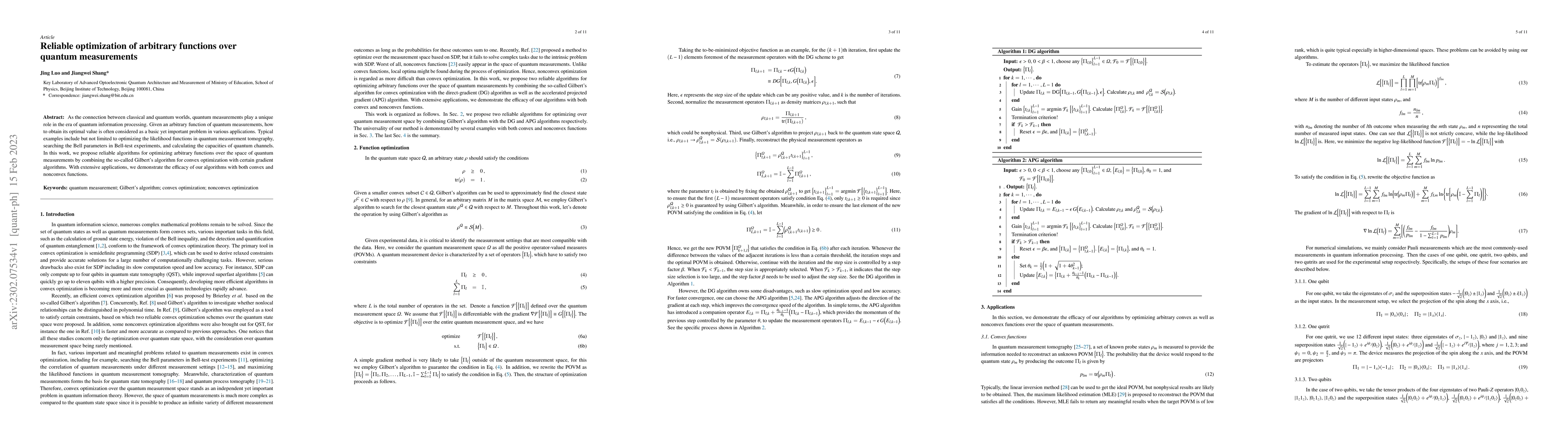 Thumbnail for Reliable optimization of arbitrary functions over quantum measurements