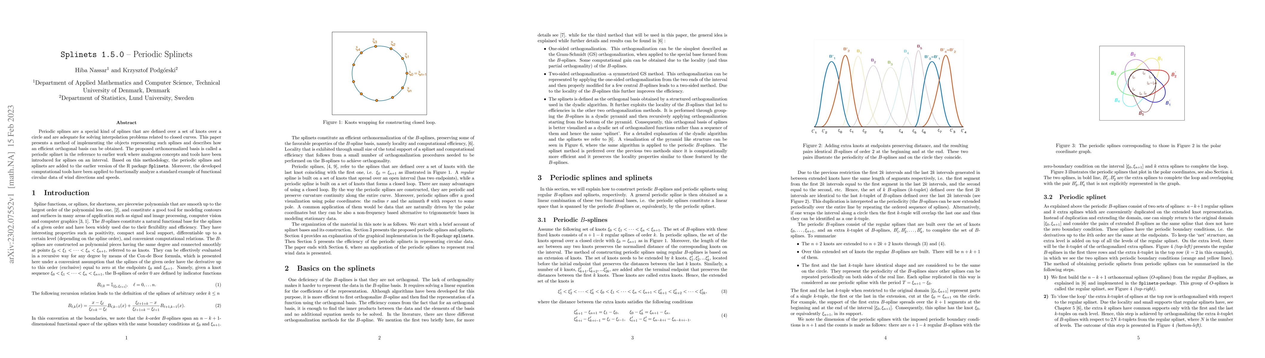 Thumbnail for Splinets 1.5.0 -- Periodic Splinets