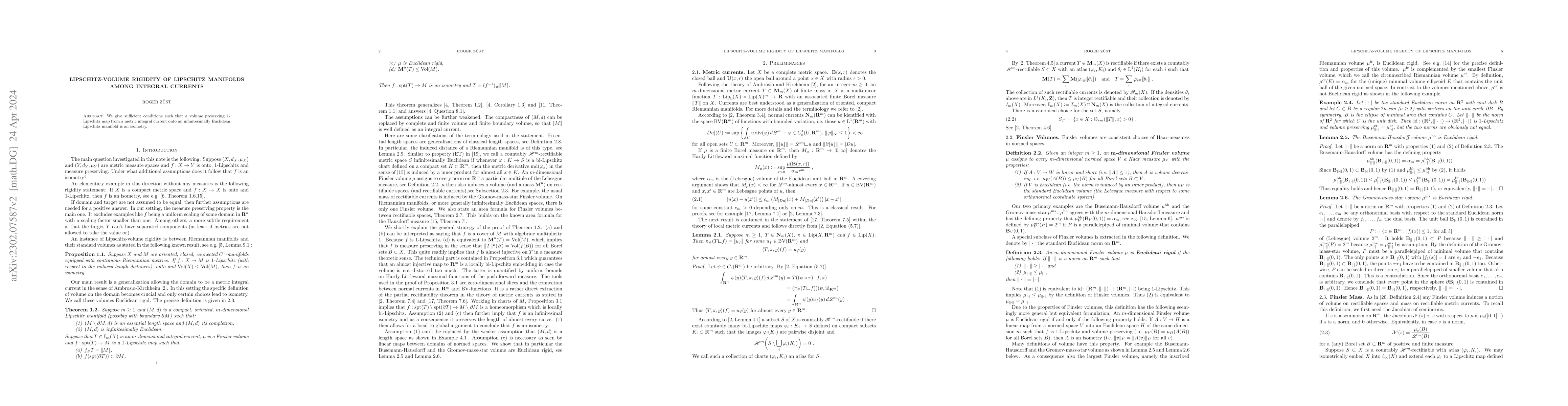 Thumbnail for Lipschitz-volume rigidity of Lipschitz manifolds among integral currents