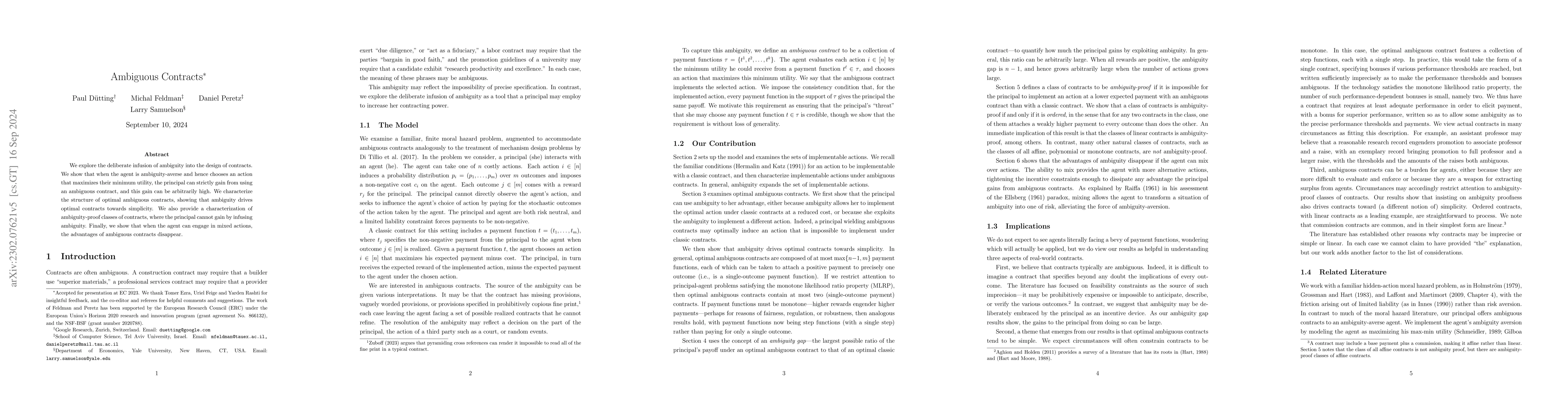 Thumbnail for Ambiguous Contracts