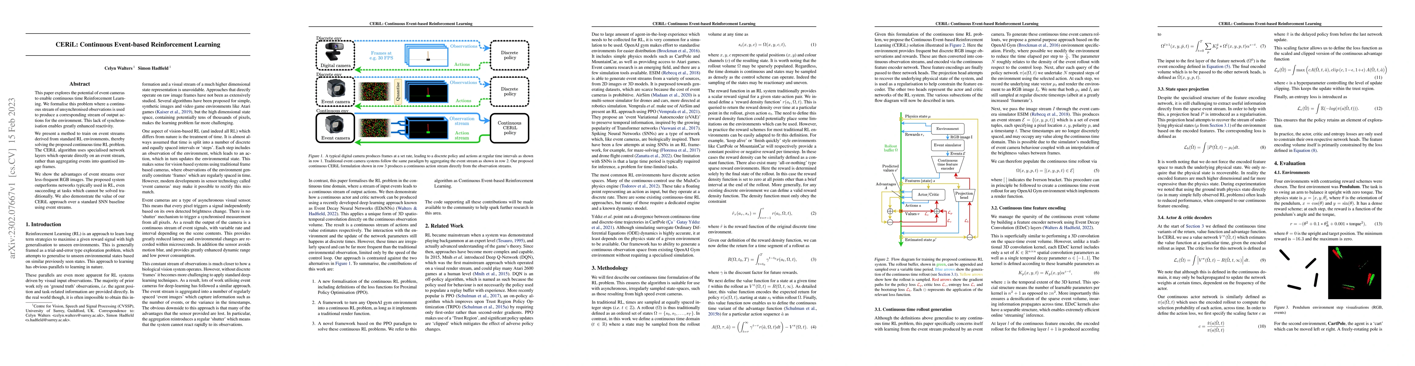 Thumbnail for CERiL: Continuous Event-based Reinforcement Learning