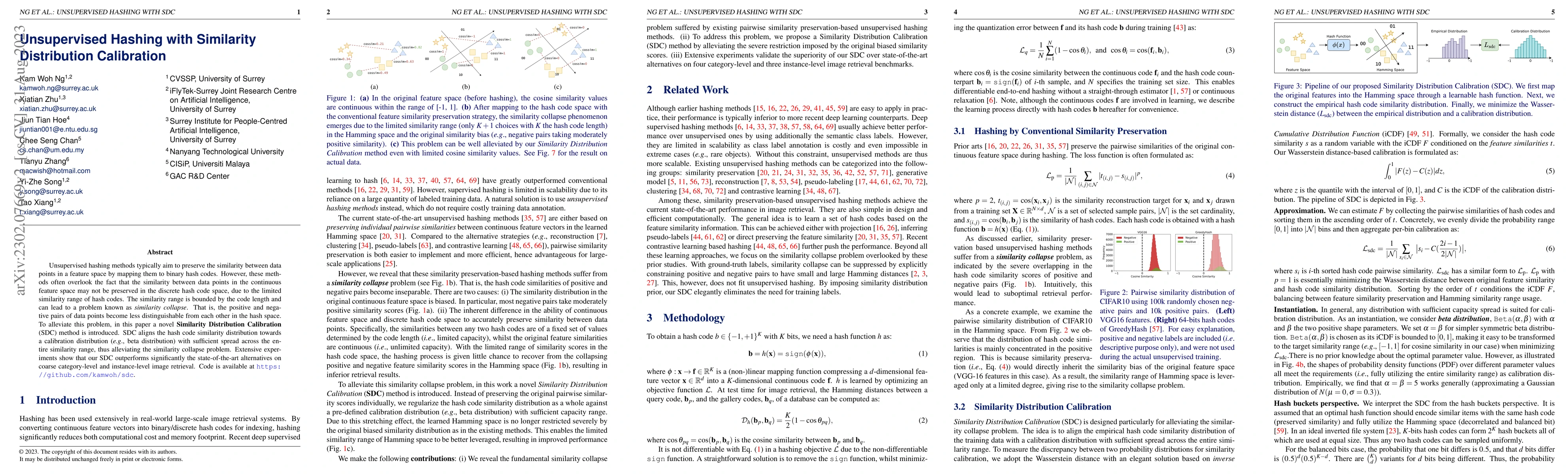 Thumbnail for Unsupervised Hashing with Similarity Distribution Calibration