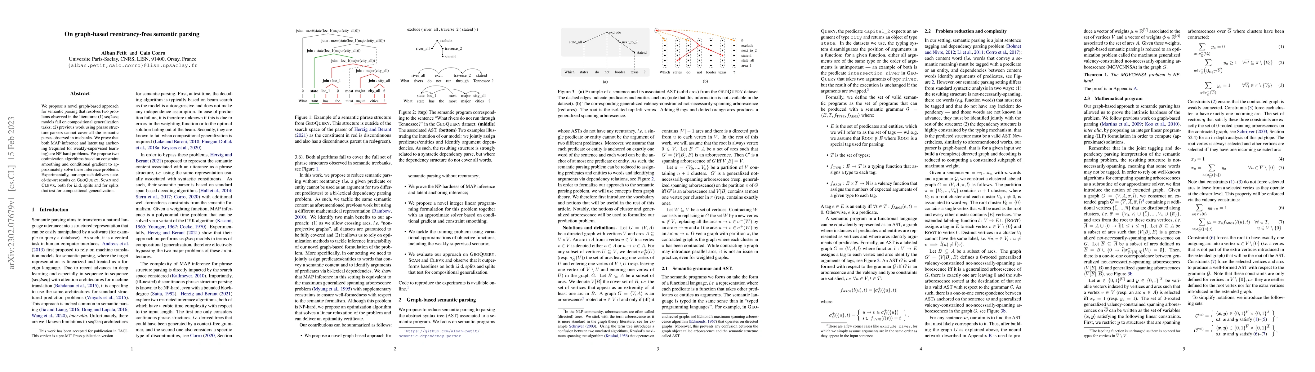 Thumbnail for On graph-based reentrancy-free semantic parsing