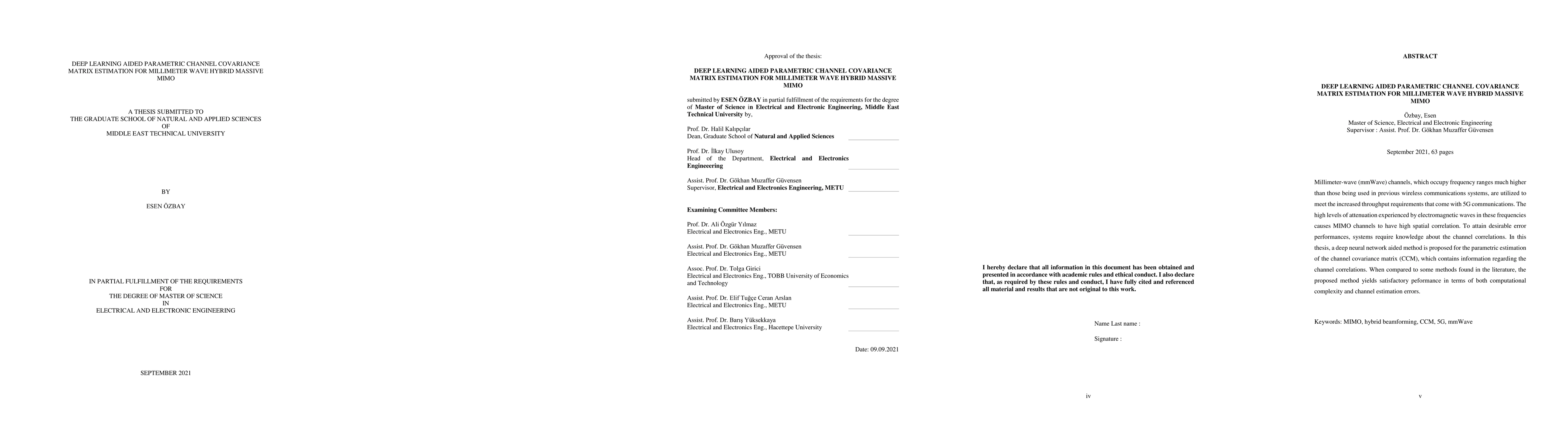 Thumbnail for Deep Learning Aided Parametric Channel Covariance Matrix Estimation for
  Millimeter Wave Hybrid Massive MIMO