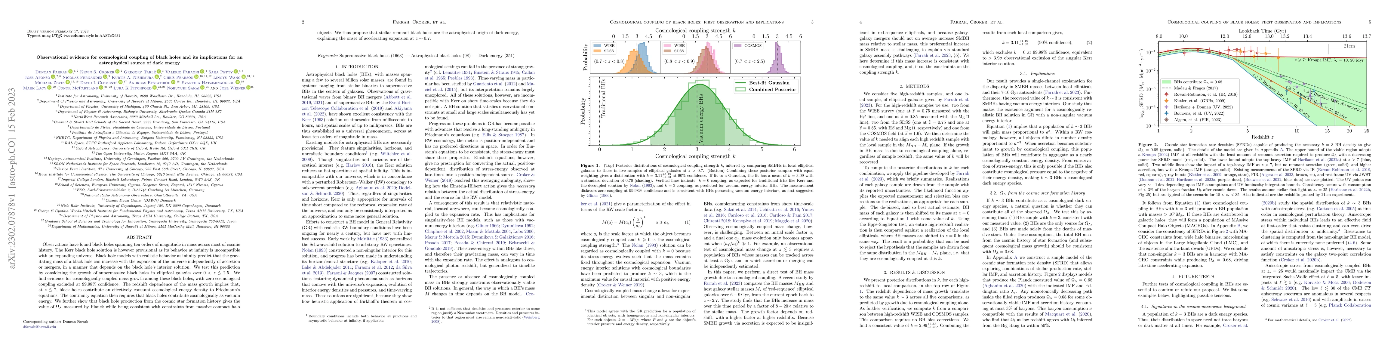 Thumbnail for Observational evidence for cosmological coupling of black holes and its
  implications for an astrophysical source of dark energy