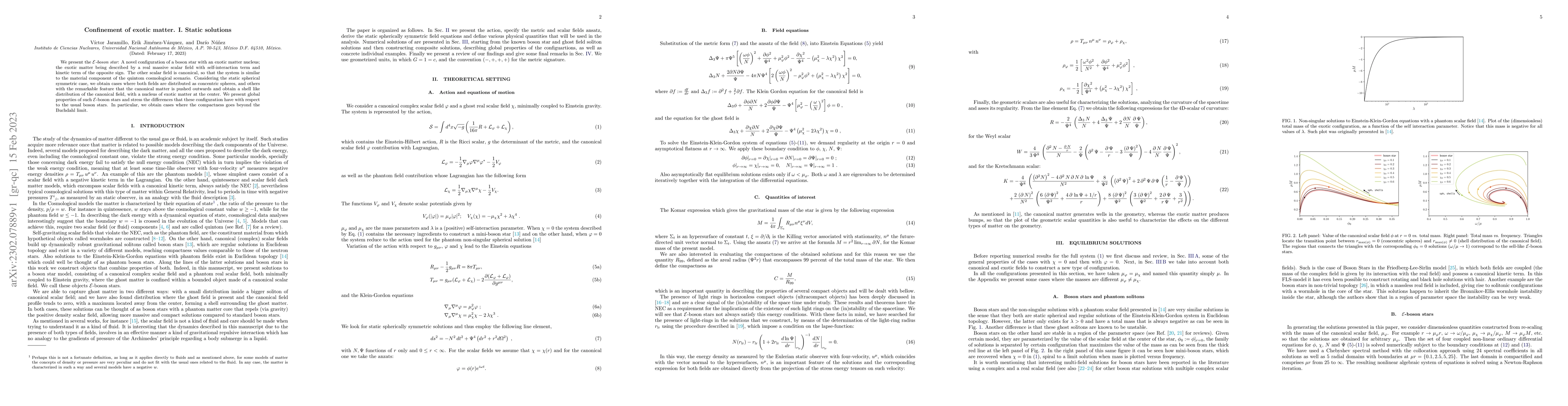 Thumbnail for Confinement of exotic matter. I. Static solutions