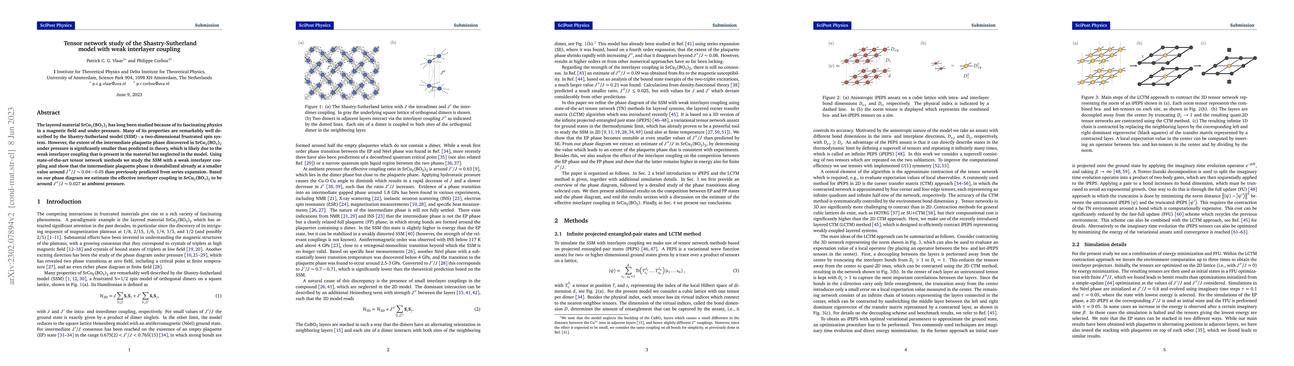 Thumbnail for Tensor network study of the Shastry-Sutherland model with weak
  interlayer coupling