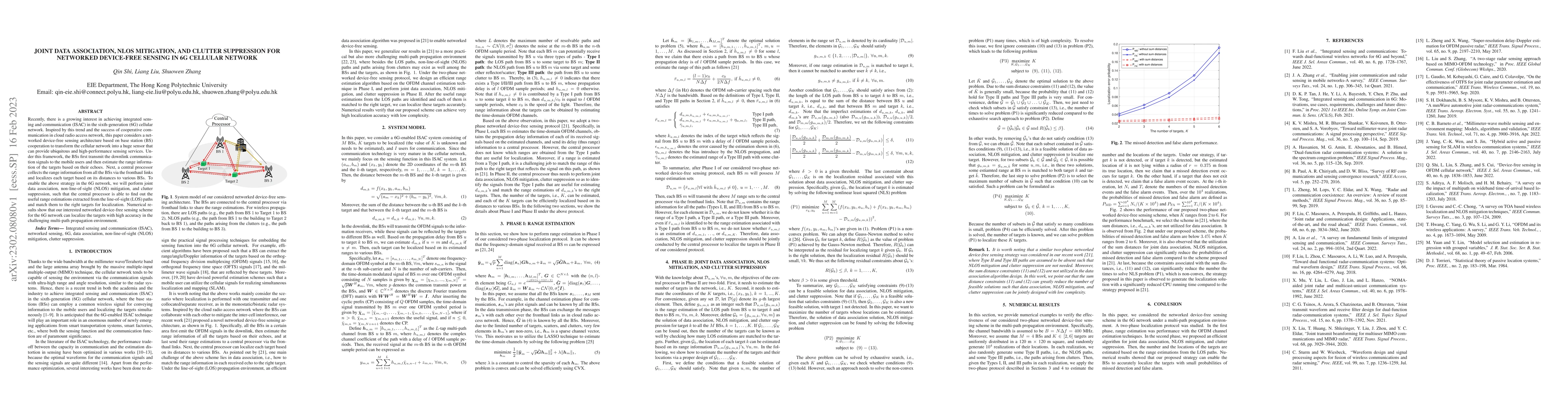 Thumbnail for Joint Data Association, NLOS Mitigation, and Clutter Suppression for
  Networked Device-Free Sensing in 6G Cellular Network