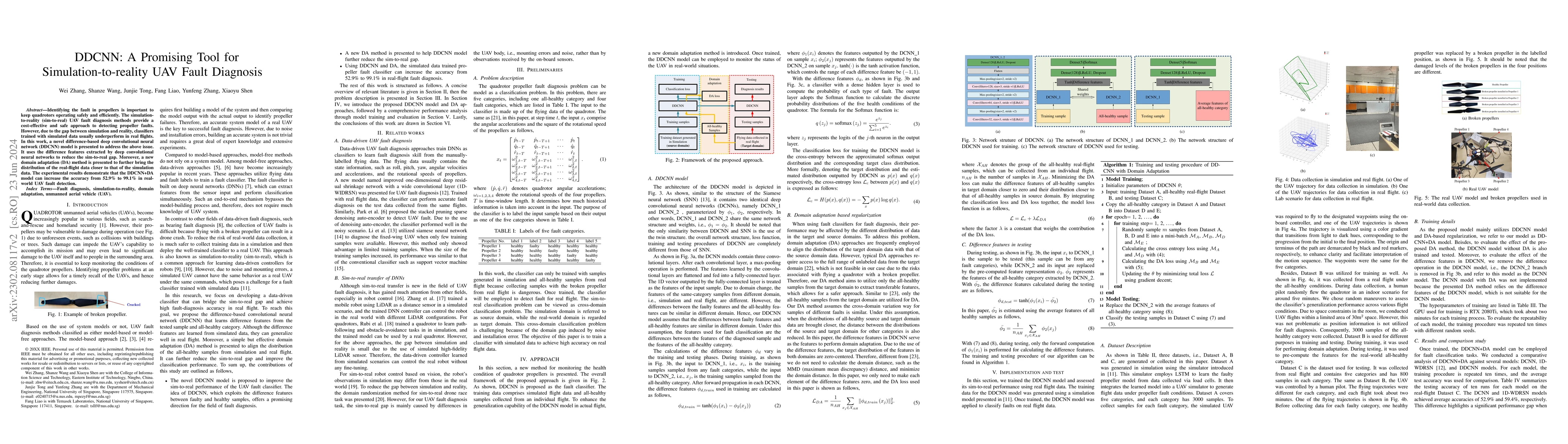 Thumbnail for DDCNN: A Promising Tool for Simulation-To-Reality UAV Fault Diagnosis