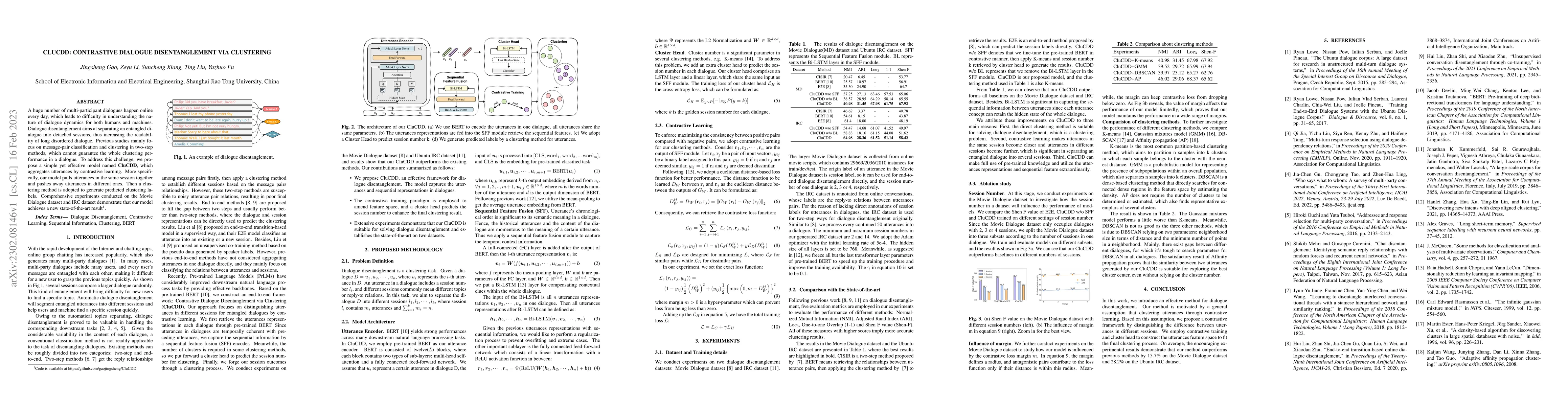 Thumbnail for CluCDD:Contrastive Dialogue Disentanglement via Clustering