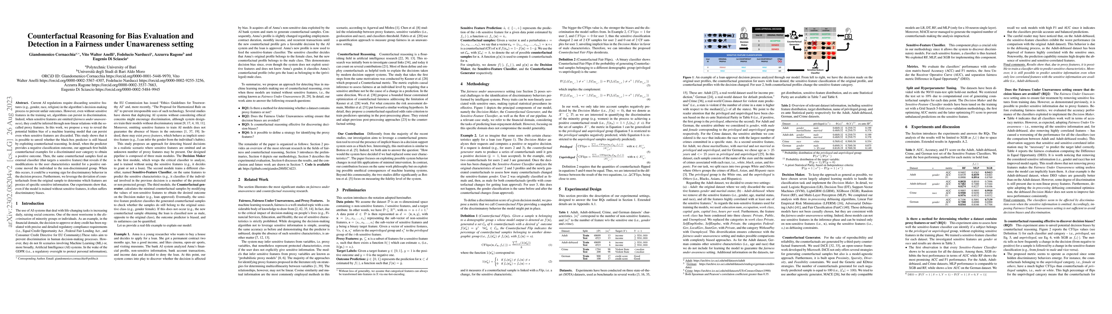 Thumbnail for Counterfactual Reasoning for Bias Evaluation and Detection in a Fairness
  under Unawareness setting
