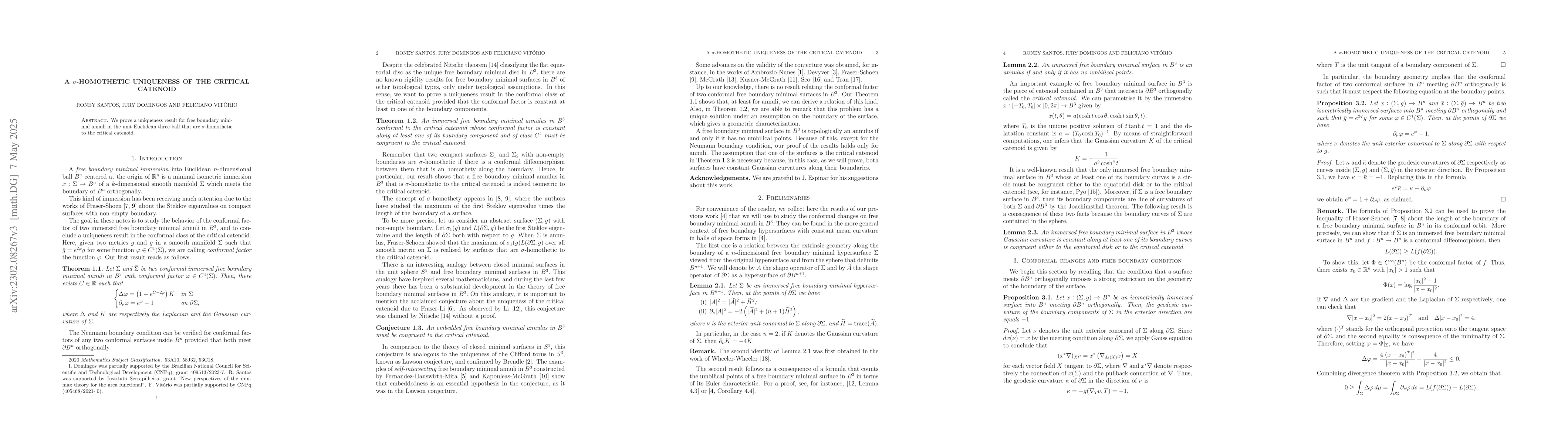 Thumbnail for A conformal uniqueness of the critical catenoid