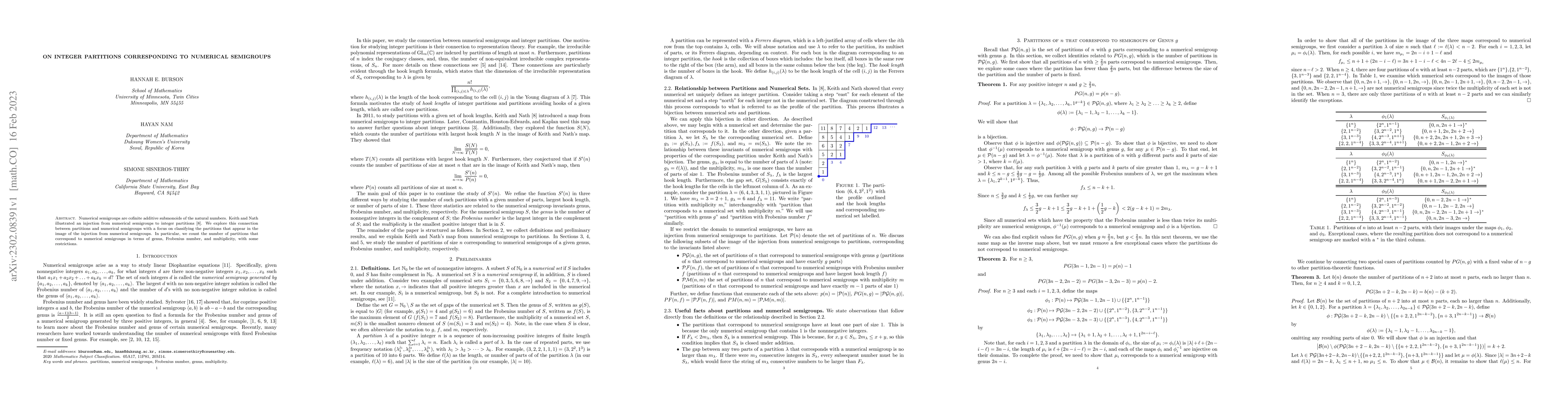 Thumbnail for On integer partitions corresponding to numerical semigroups