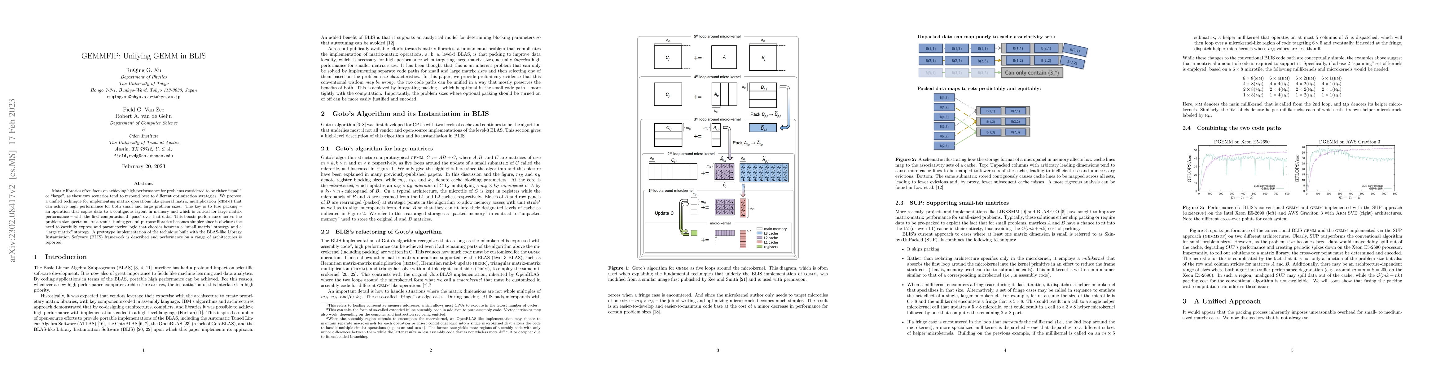 Thumbnail for GEMMFIP: Unifying GEMM in BLIS