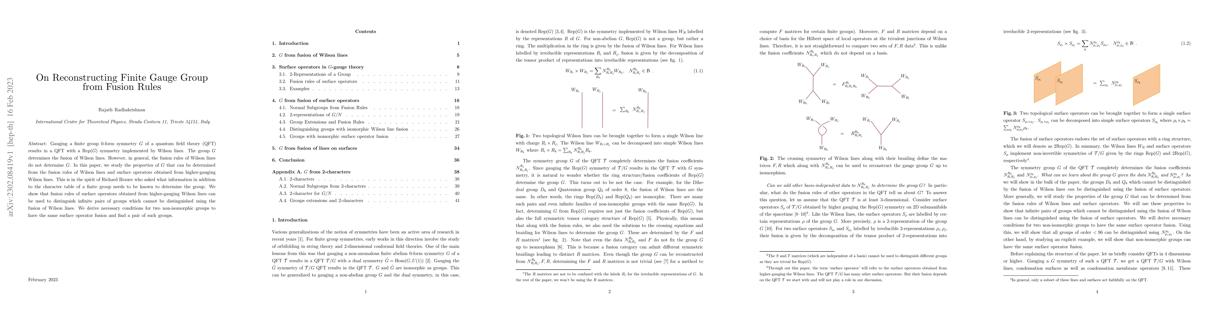 Thumbnail for On Reconstructing Finite Gauge Group from Fusion Rules