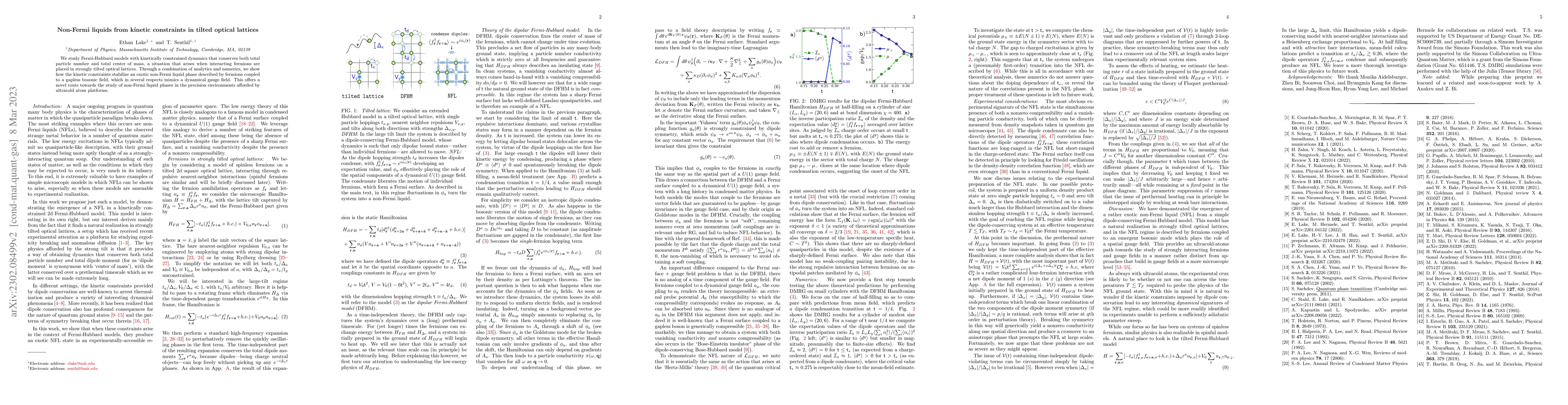 Thumbnail for Non-Fermi liquids from kinetic constraints in tilted optical lattices