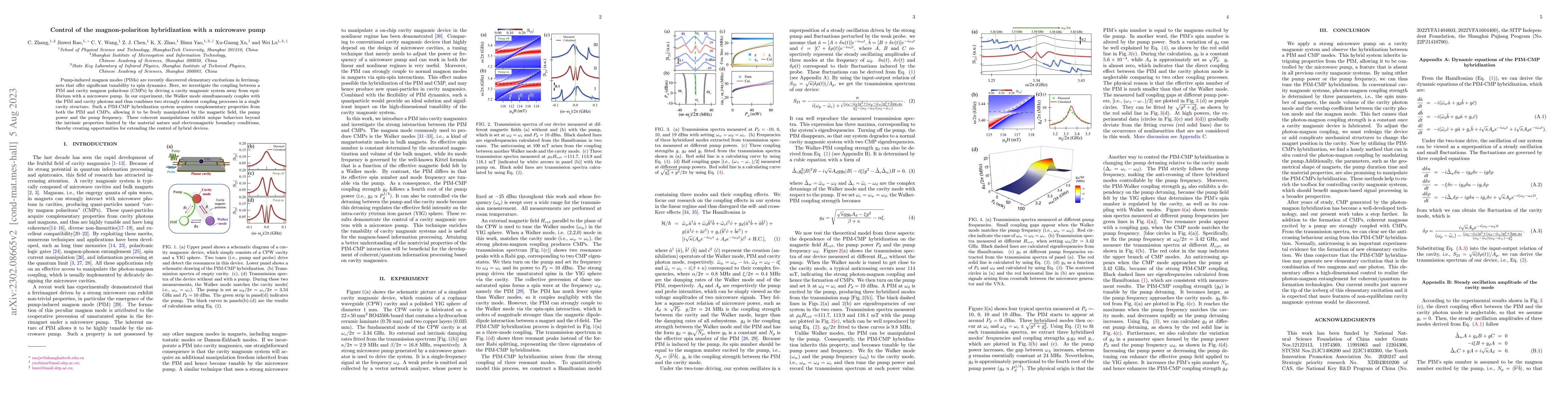 Thumbnail for Control of the magnon-polariton hybridization with a microwave pump