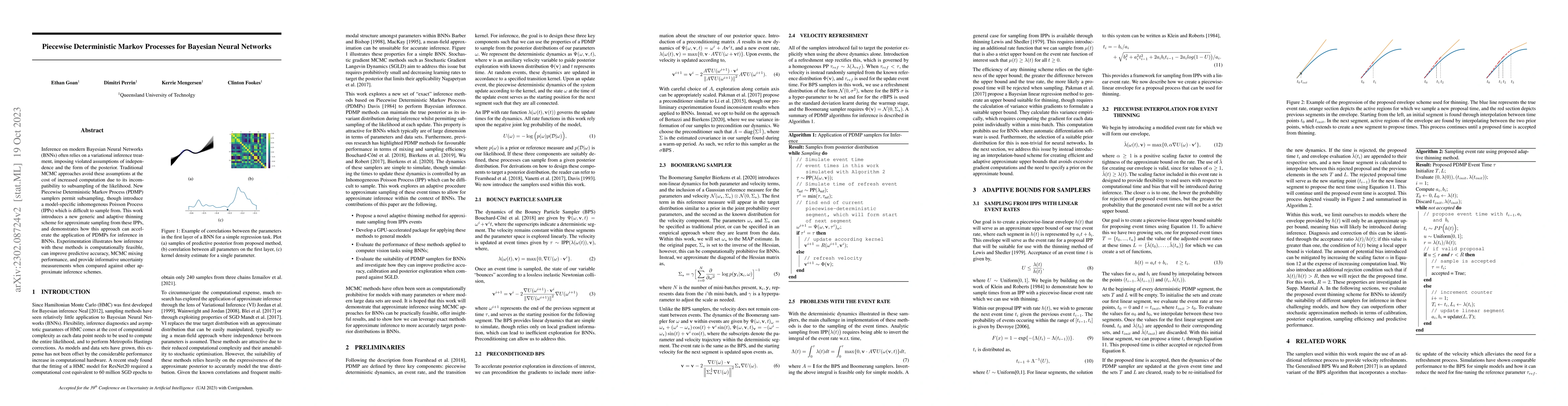 Thumbnail for Piecewise Deterministic Markov Processes for Bayesian Neural Networks