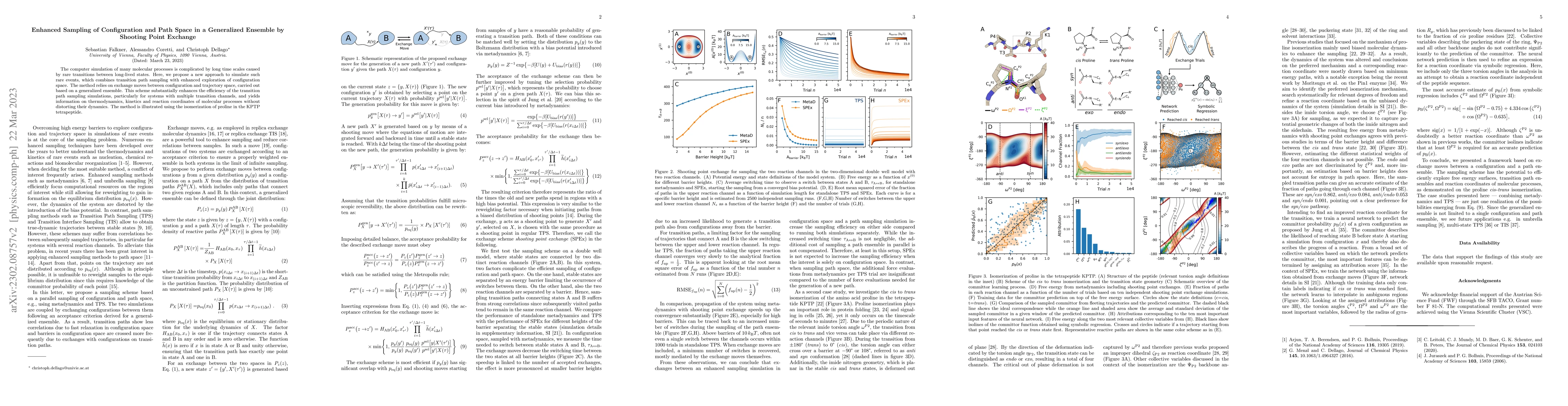 Thumbnail for Enhanced Sampling of Configuration and Path Space in a Generalized
  Ensemble by Shooting Point Exchange