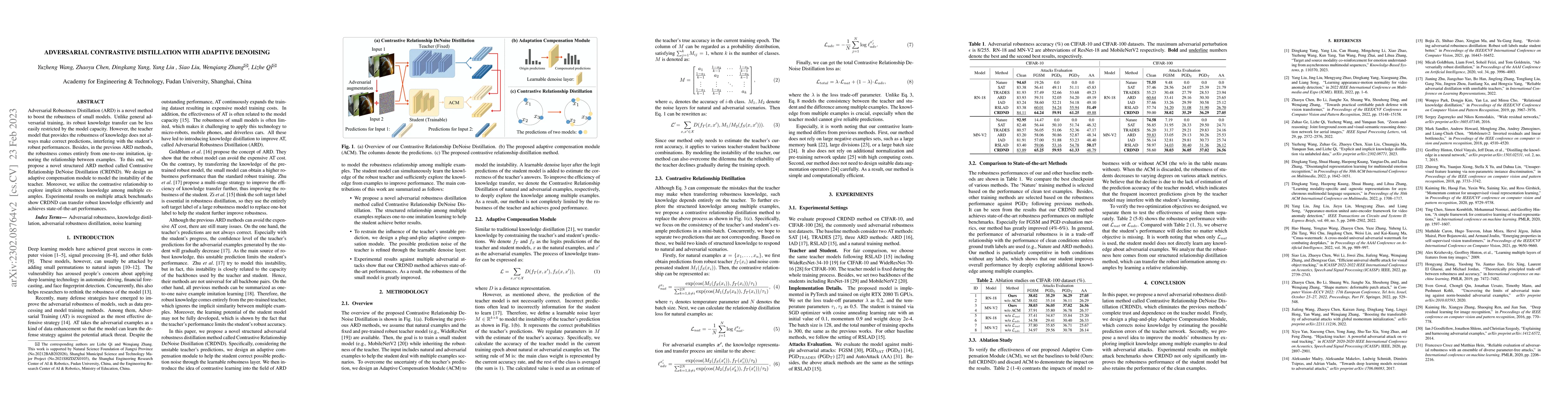 Thumbnail for Adversarial Contrastive Distillation with Adaptive Denoising