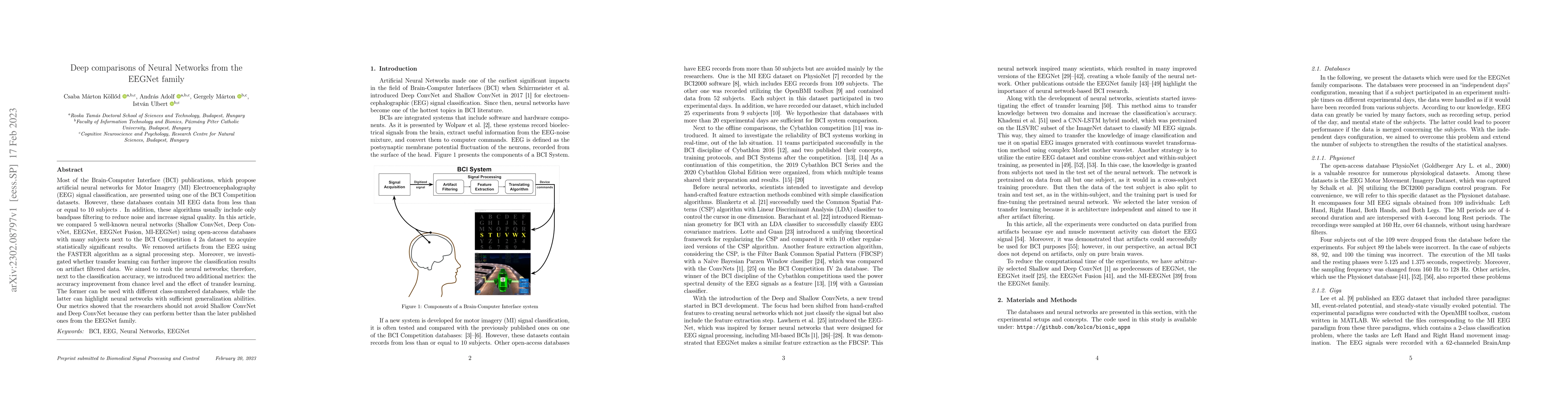 Thumbnail for Deep comparisons of Neural Networks from the EEGNet family