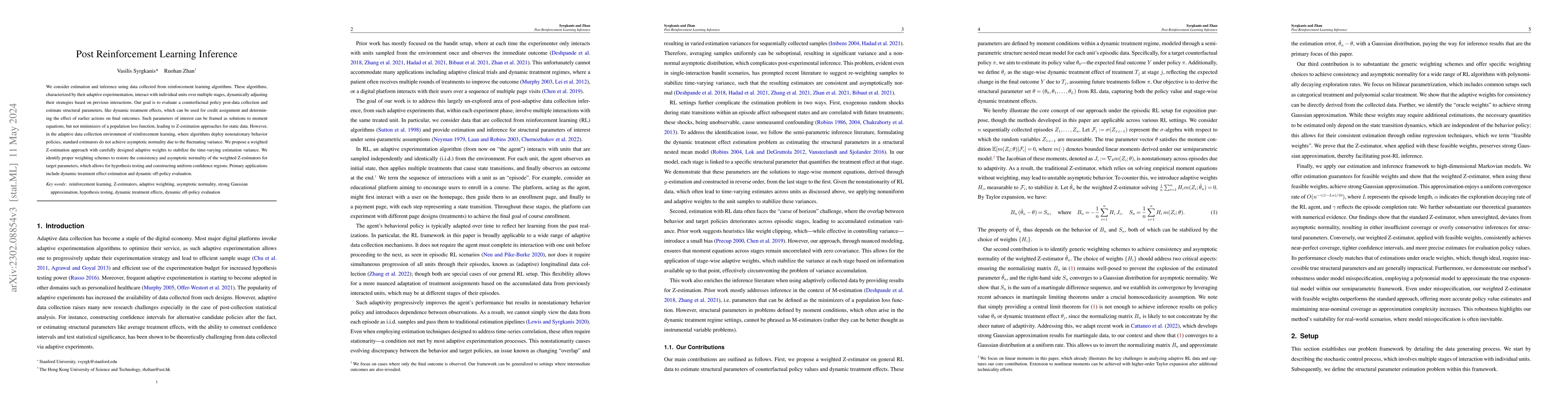 Thumbnail for Post Reinforcement Learning Inference