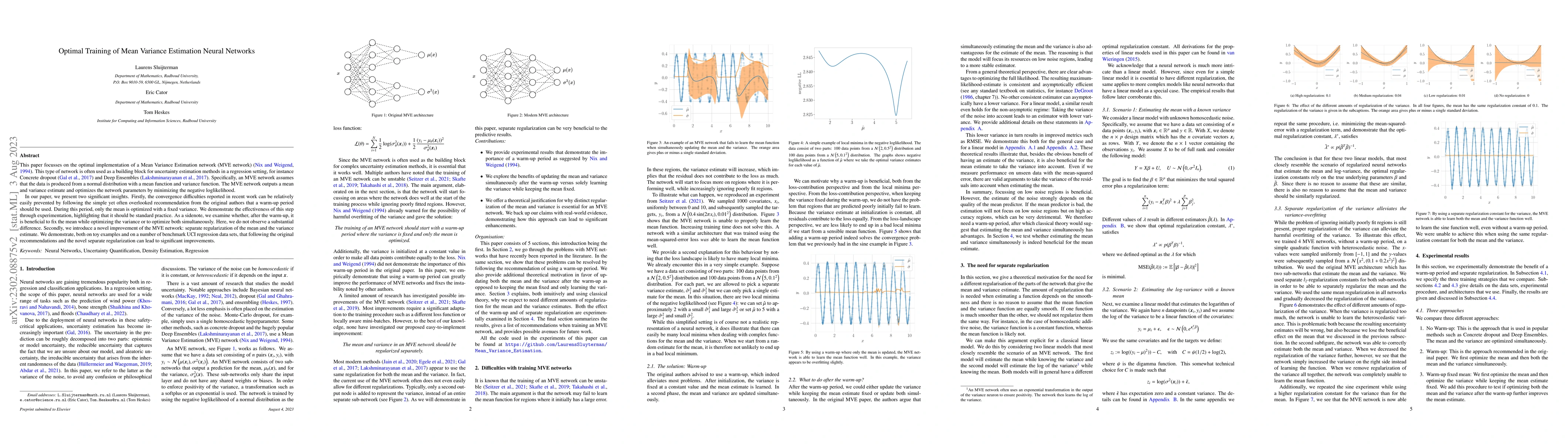 Thumbnail for Optimal Training of Mean Variance Estimation Neural Networks
