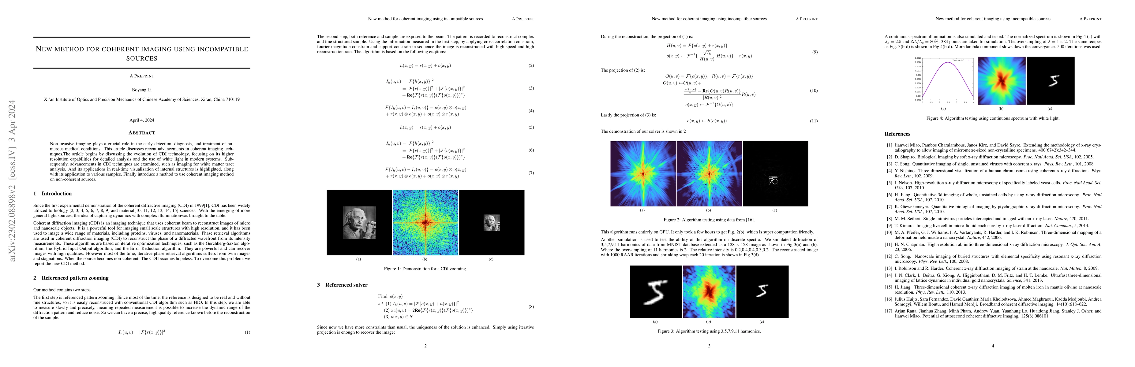 Thumbnail for New method for coherent imaging using incompatible sources