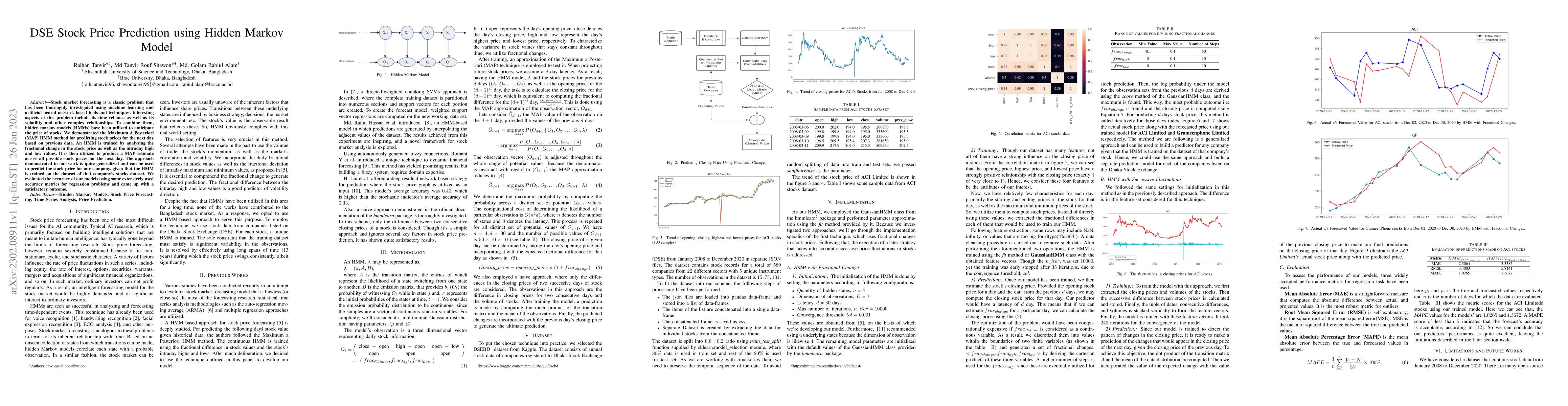 Thumbnail for DSE Stock Price Prediction using Hidden Markov Model