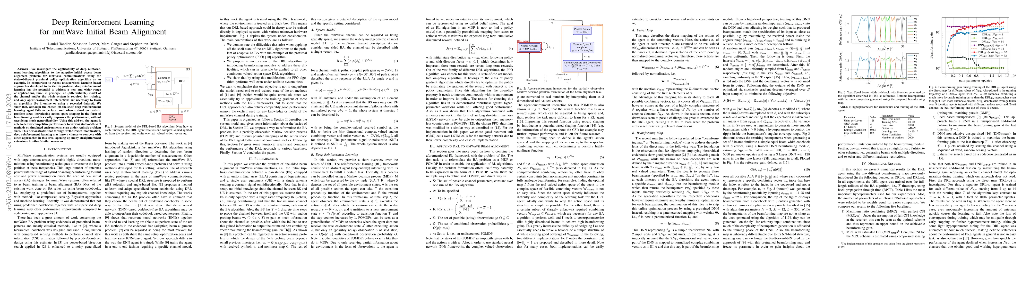 Thumbnail for Deep Reinforcement Learning for mmWave Initial Beam Alignment