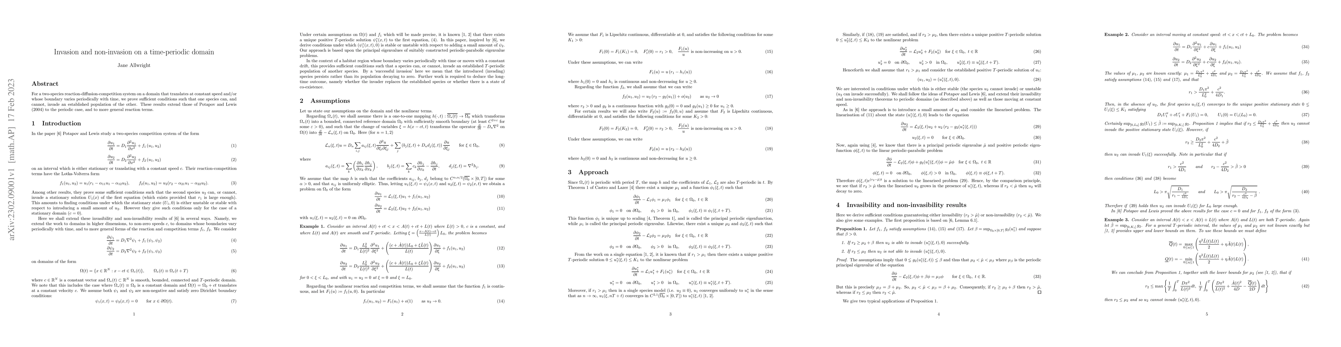 Thumbnail for Invasion and non-invasion on a time-periodic domain