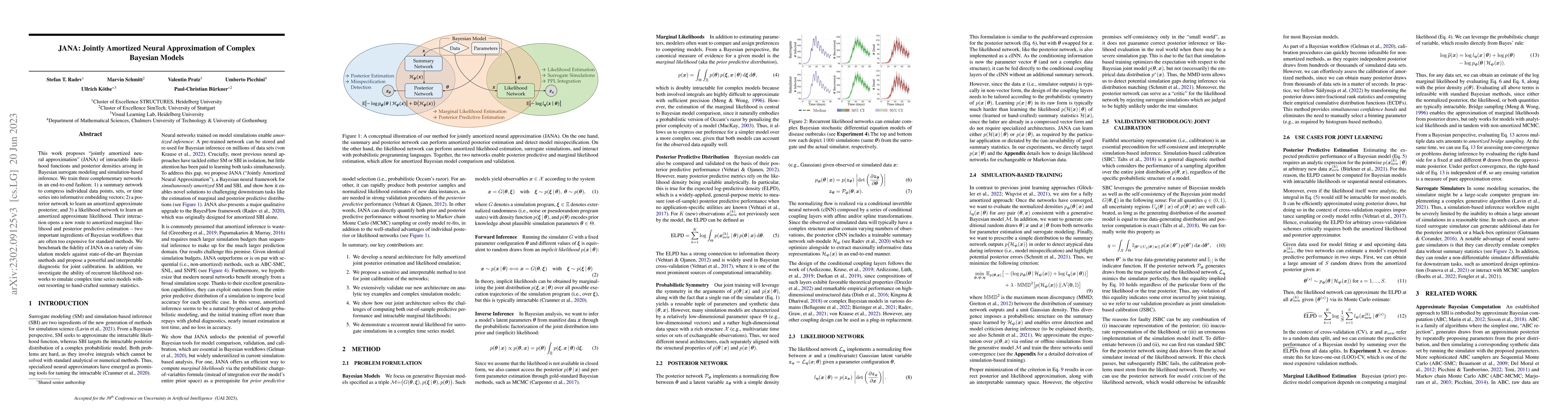 Thumbnail for JANA: Jointly Amortized Neural Approximation of Complex Bayesian Models
