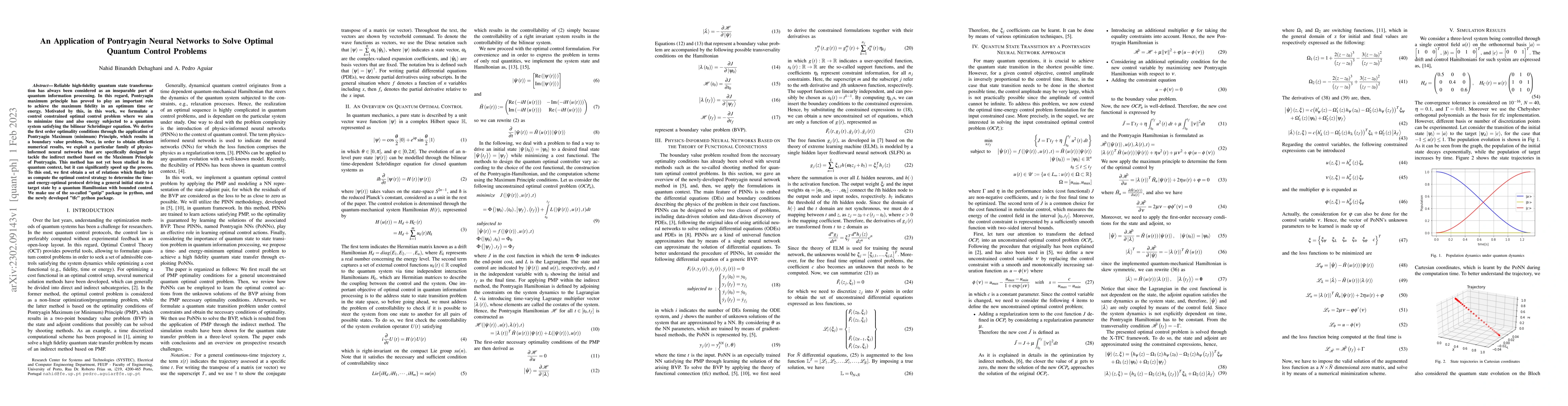 Thumbnail for An Application of Pontryagin Neural Networks to Solve Optimal Quantum
  Control Problems