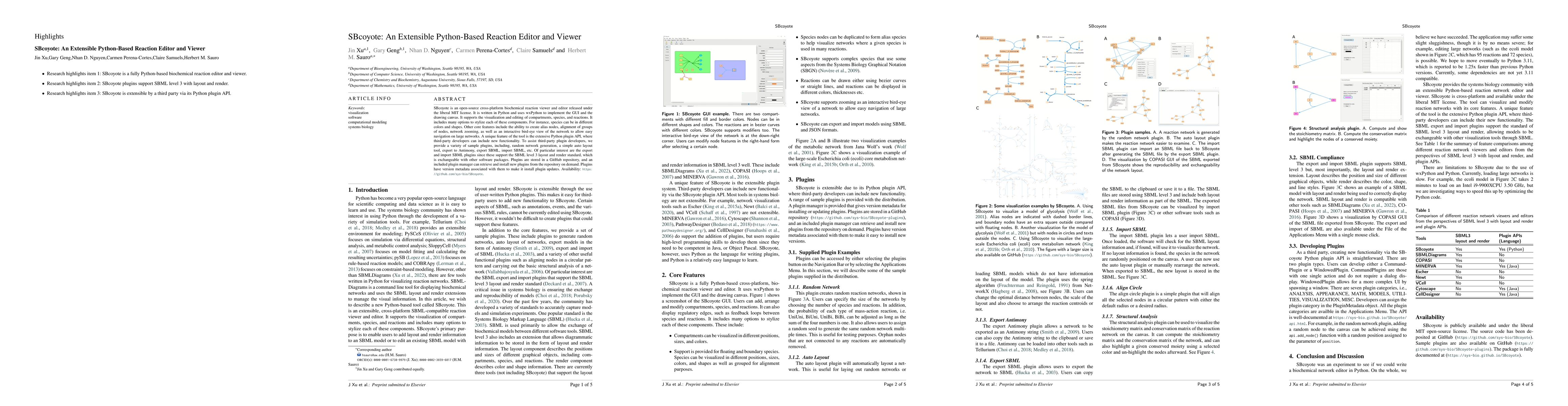 Thumbnail for SBcoyote: An Extensible Python-Based Reaction Editor and Viewer