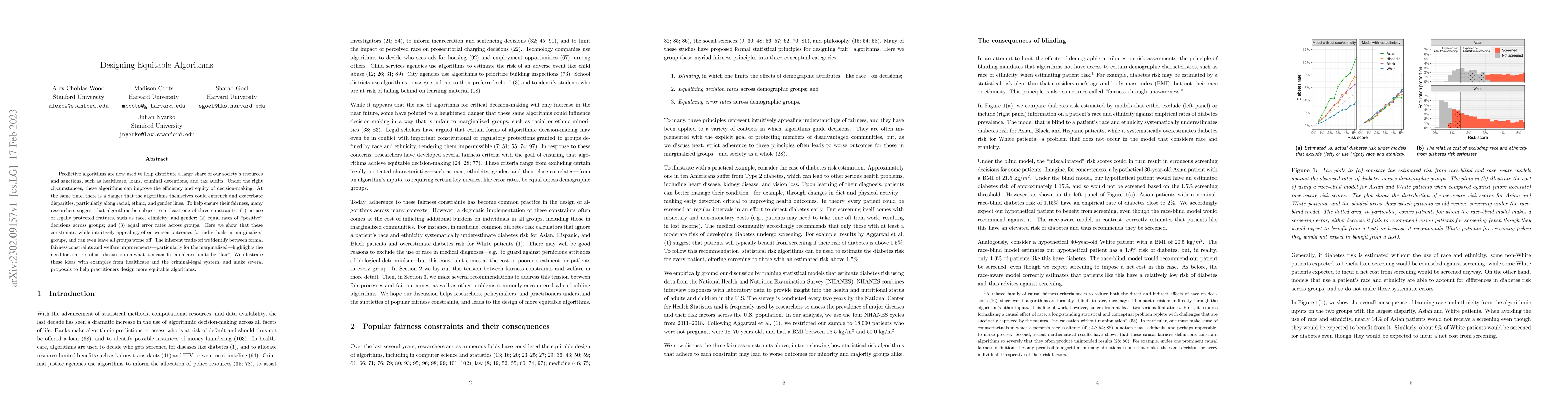 Thumbnail for Designing Equitable Algorithms