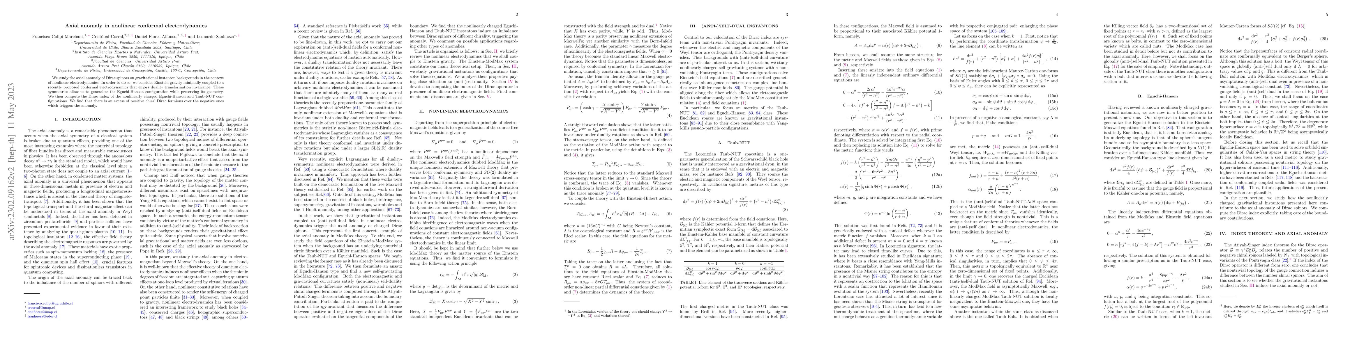 Thumbnail for Axial anomaly in nonlinear conformal electrodynamics