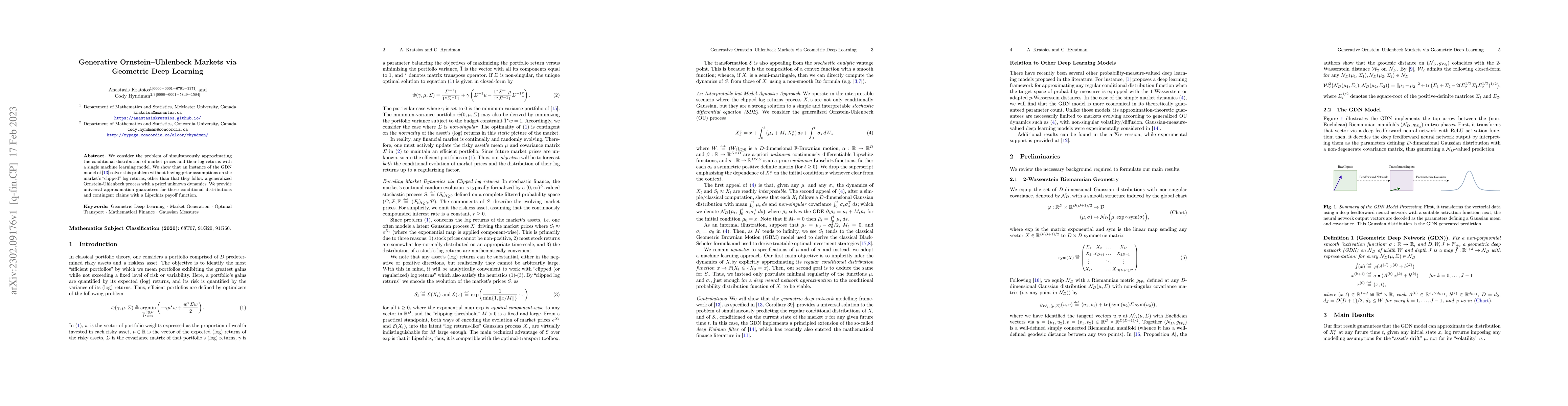 Thumbnail for Generative Ornstein-Uhlenbeck Markets via Geometric Deep Learning