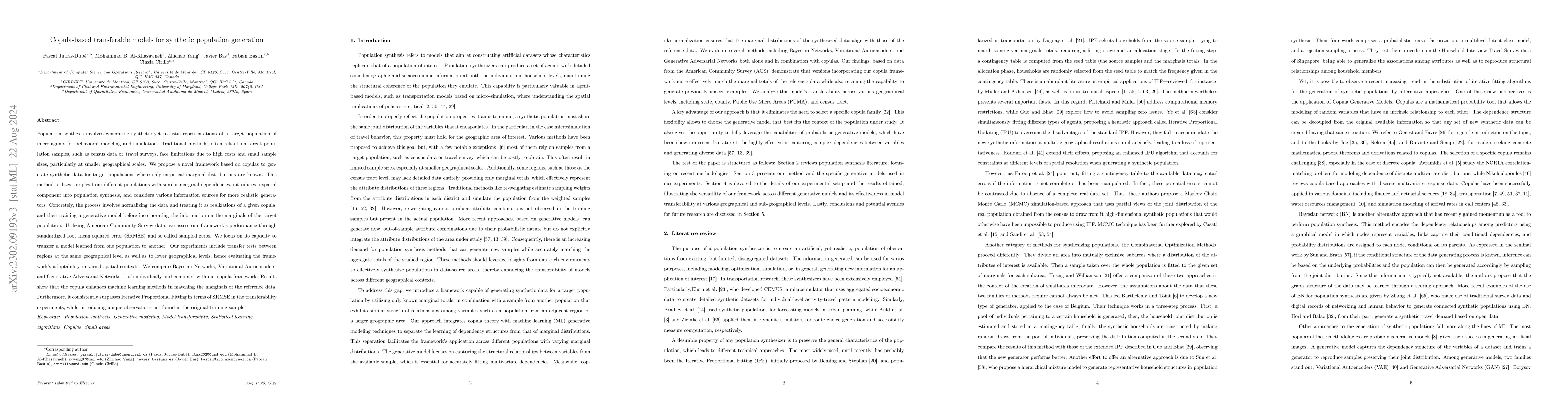 Thumbnail for Copula-based transferable models for synthetic population generation