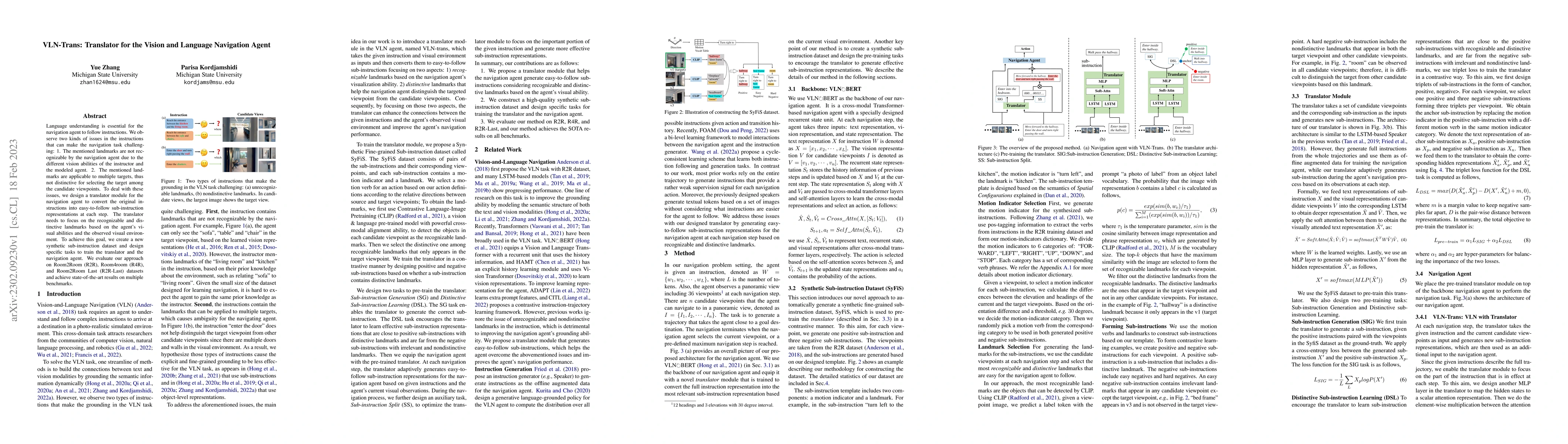 Thumbnail for VLN-Trans: Translator for the Vision and Language Navigation Agent