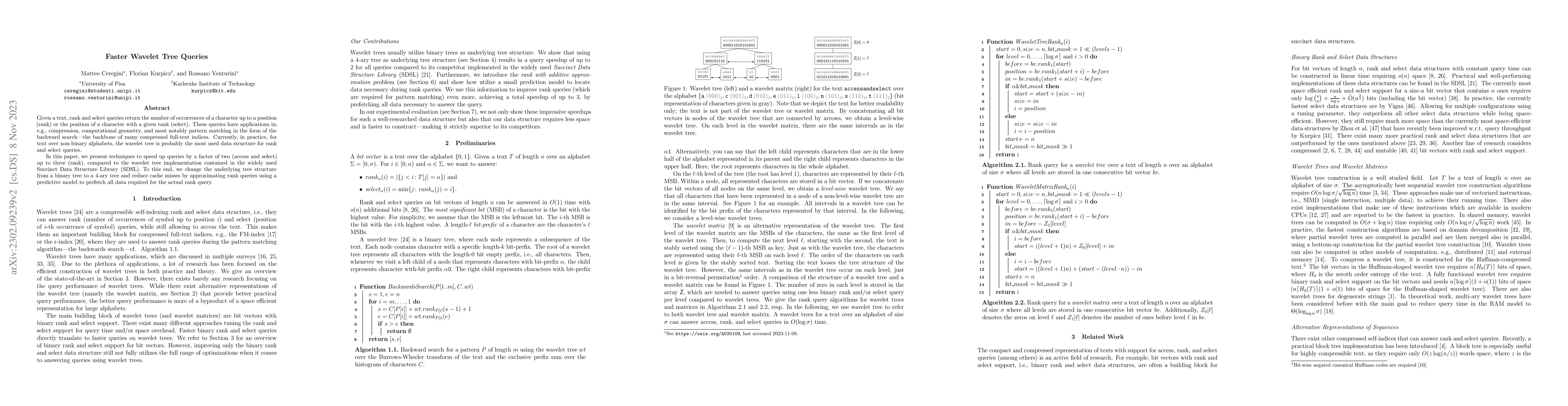 Thumbnail for Faster Wavelet Tree Queries