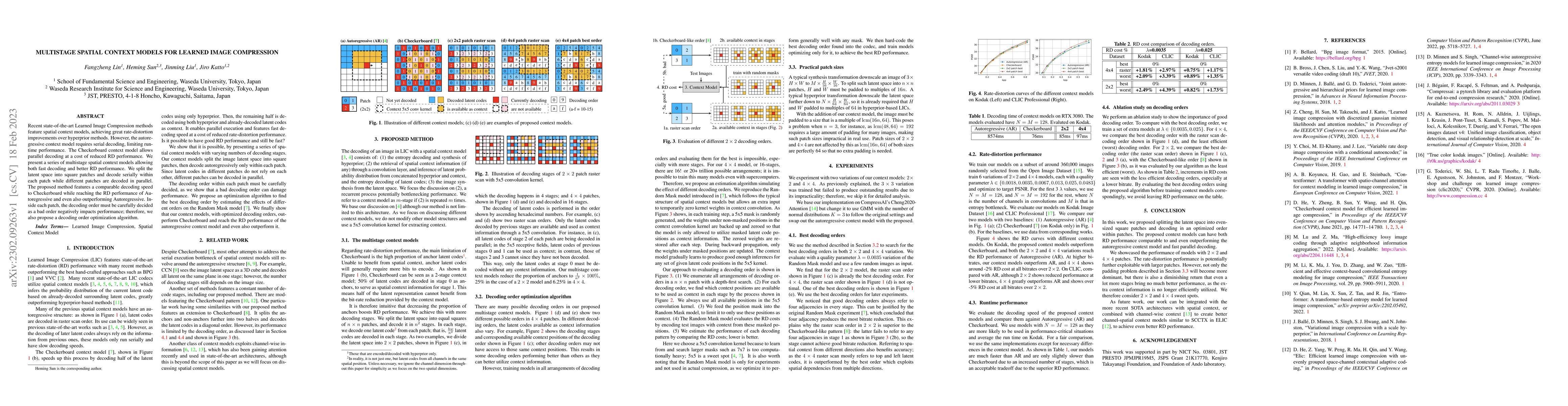 Thumbnail for Multistage Spatial Context Models for Learned Image Compression
