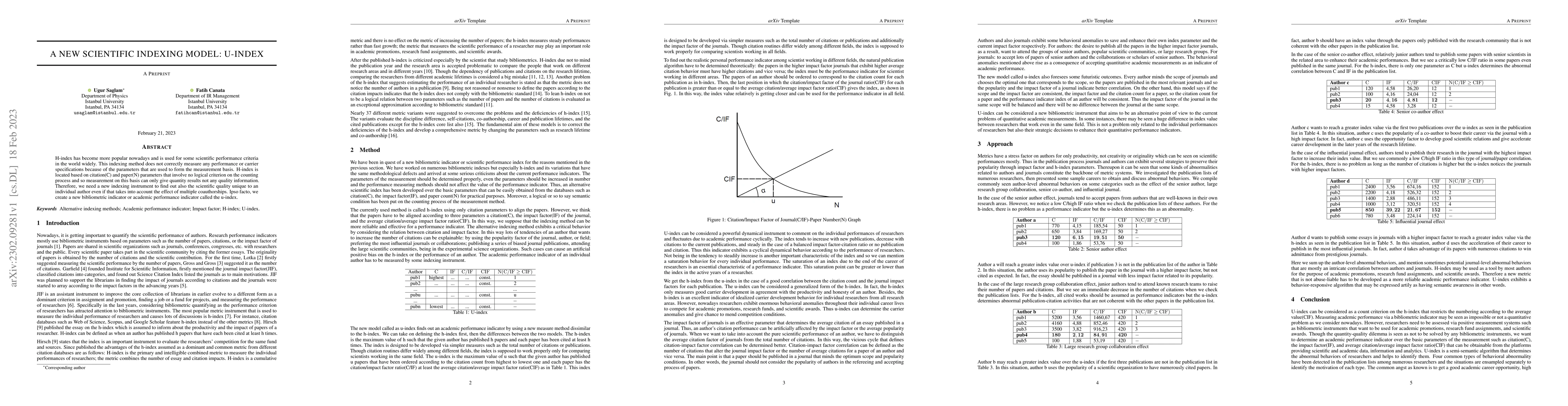 Thumbnail for A New Scientific Indexing Model: U-Index