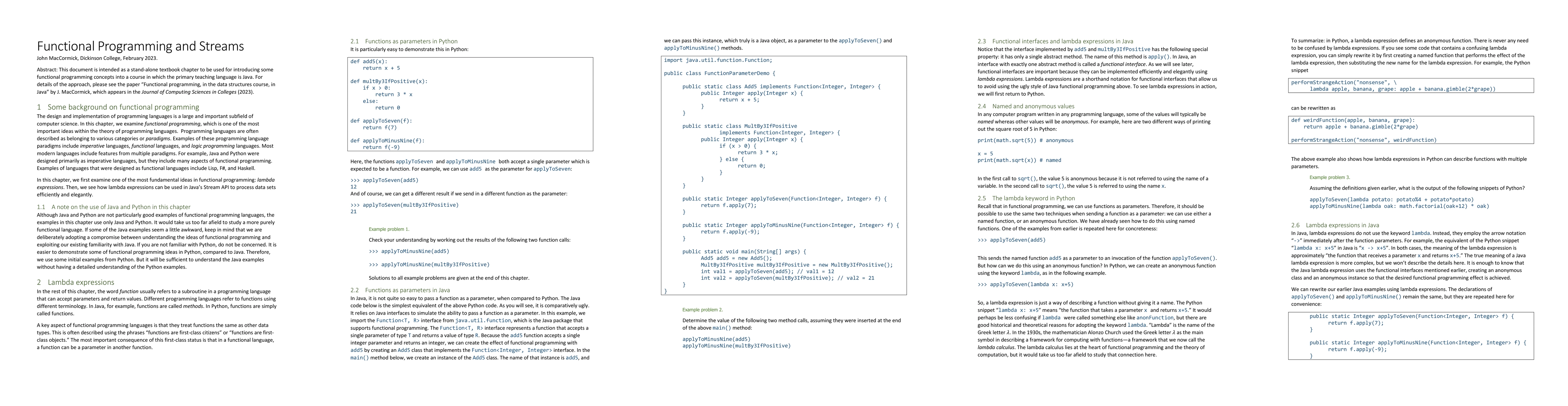 Thumbnail for Functional Programming and Streams