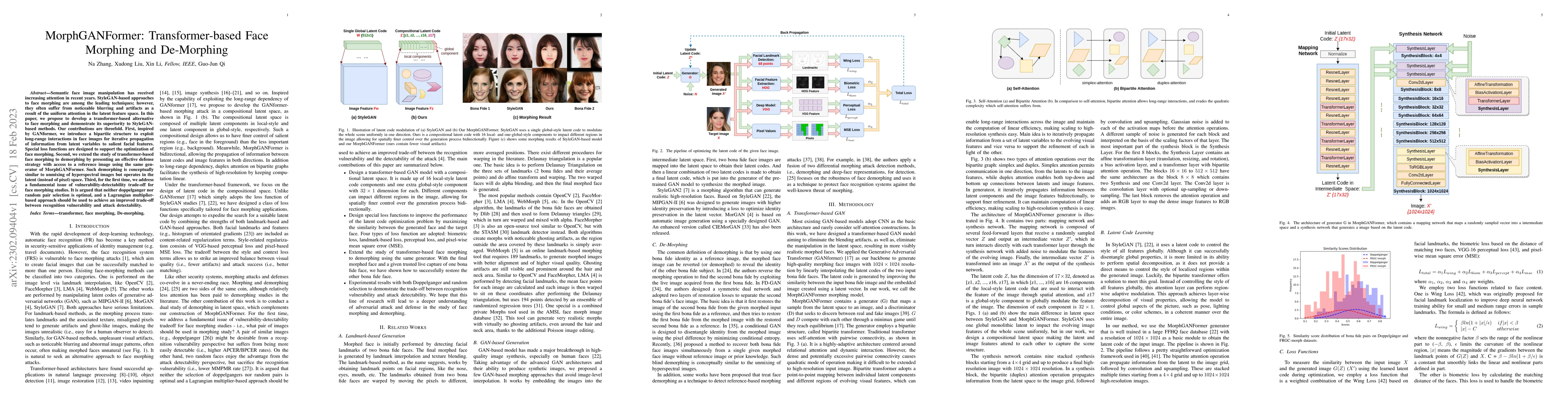Thumbnail for MorphGANFormer: Transformer-based Face Morphing and De-Morphing