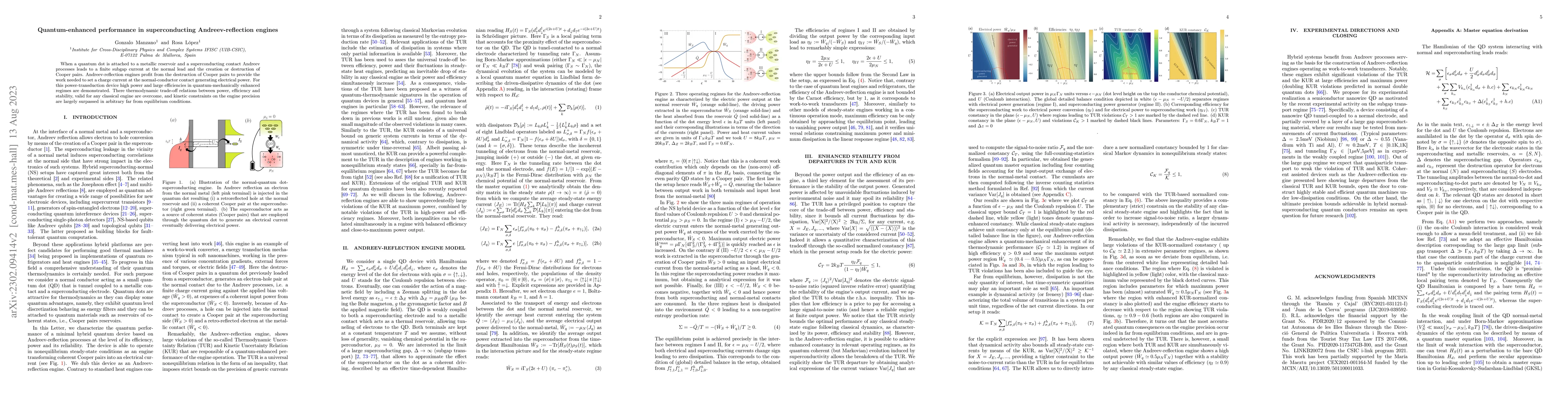 Thumbnail for Quantum-enhanced performance in superconducting Andreev-reflection
  engines