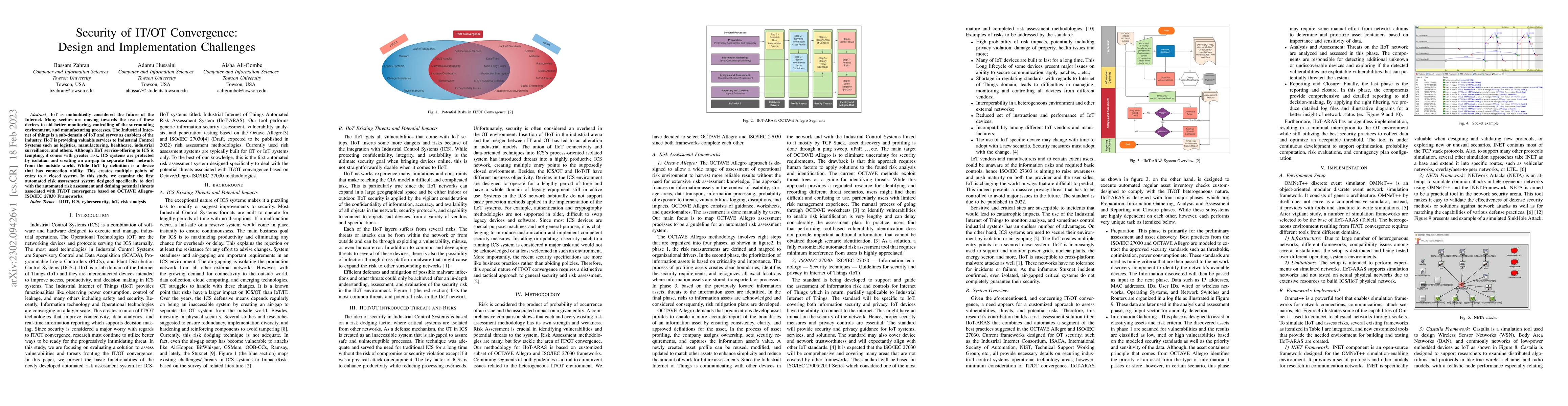 Thumbnail for Security of IT/OT Convergence: Design and Implementation Challenges