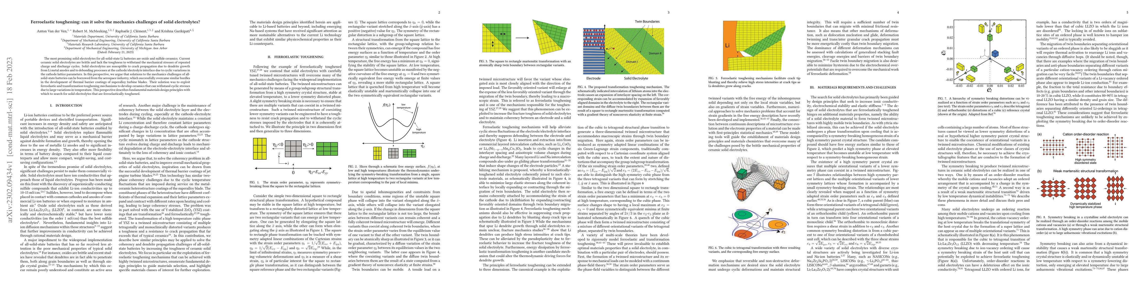 Thumbnail for Ferroelastic toughening: can it solve the mechanics challenges of solid
  electrolytes?