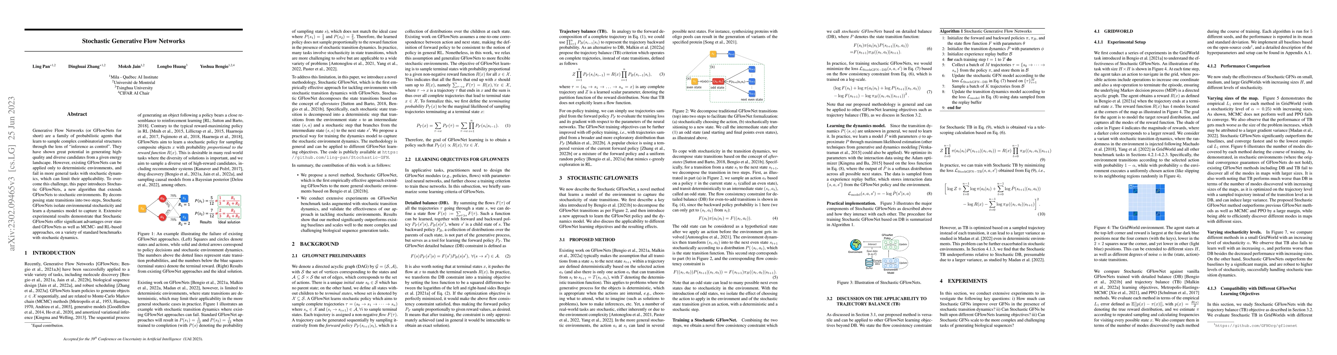 Thumbnail for Stochastic Generative Flow Networks