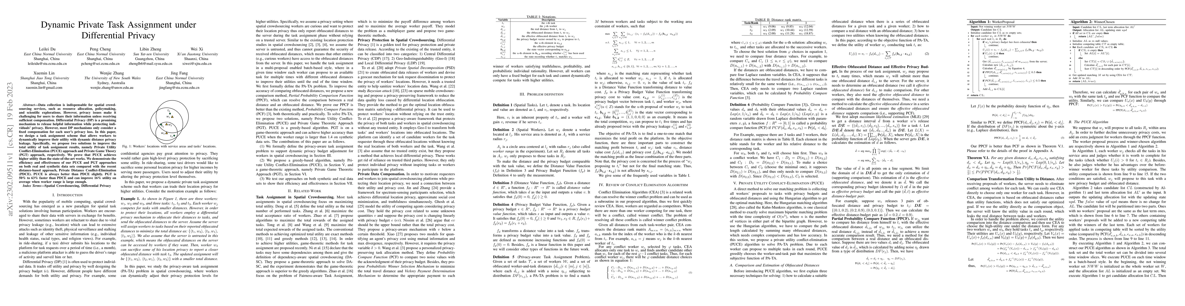 Thumbnail for Dynamic Private Task Assignment under Differential Privacy